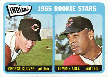 Indians 1965 Rookie Stars (George Culver / Tommie Agee)