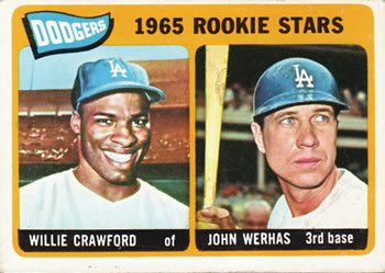 Dodgers 1965 Rookie Stars (Willie Crawford / John Werhas)