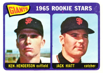 Giants 1965 Rookie Stars (Ken Henderson / Jack Hiatt)