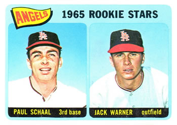 Angels 1965 Rookie Stars (Paul Schaal / Jack Warner)
