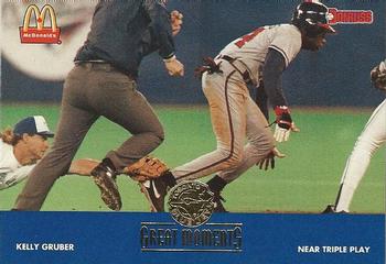 1992-WS Near Triple Play (Kelly Gruber) 