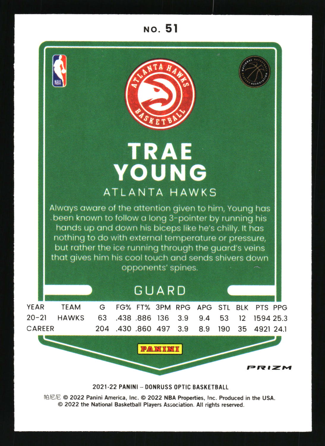 Card back