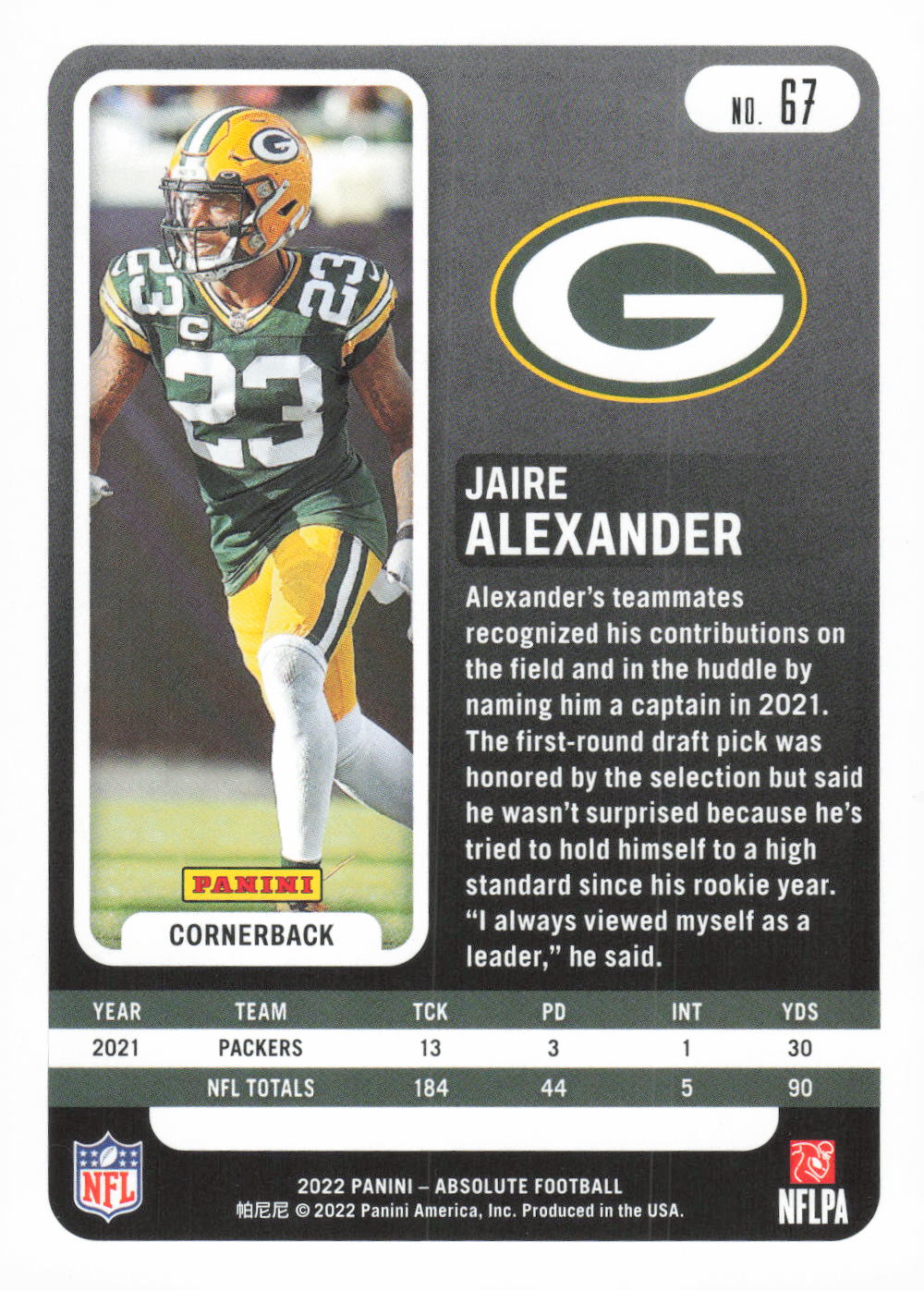 Card back