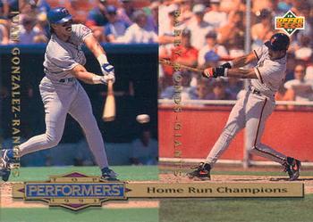 Juan Gonzalez / Barry Bonds