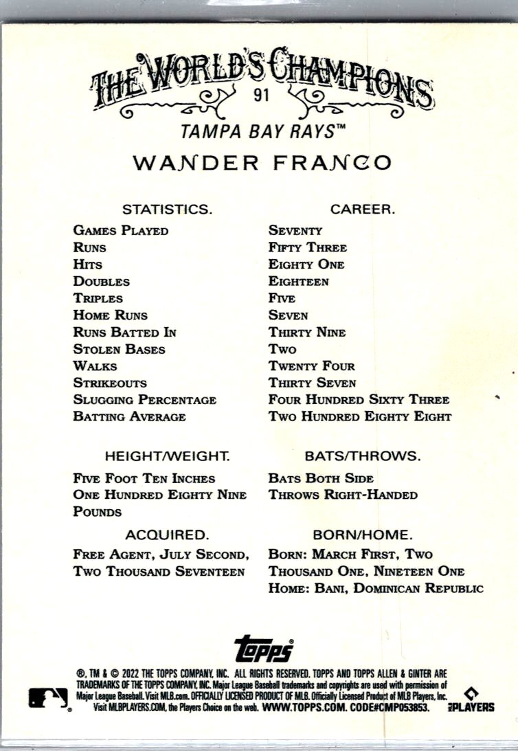 Card back