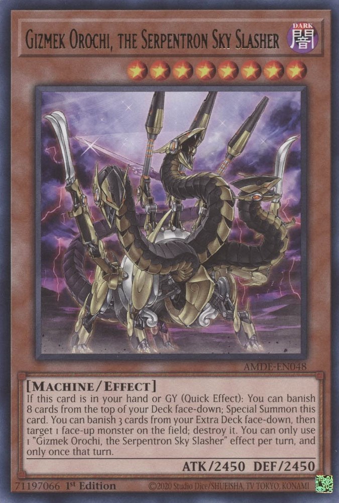 Gizmek Orochi, the Serpentron Sky Slasher