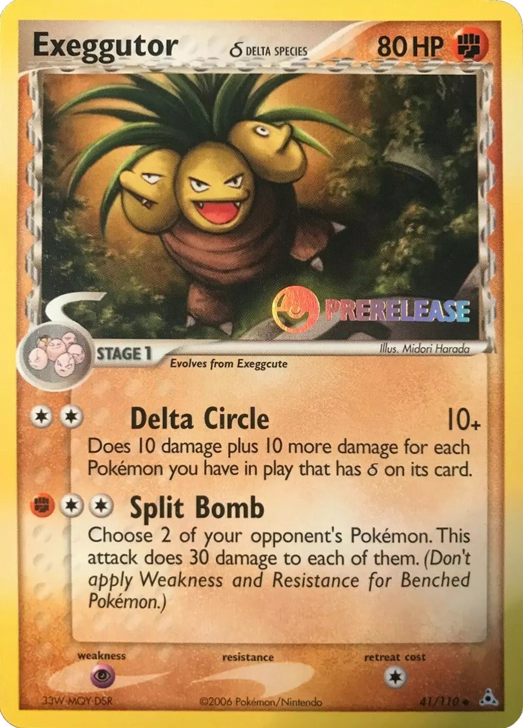 #41/110 Exeggutor (Delta Species)