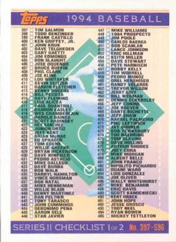 Checklist: 397-495 and 694-792