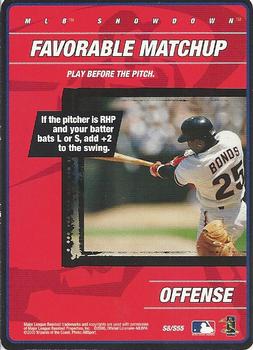 B.Bonds - Favorable Matchup