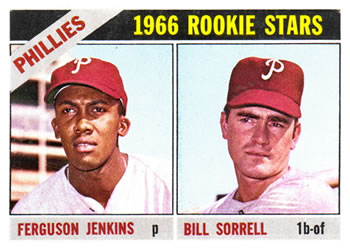 Phillies 1966 Rookie Stars (Ferguson Jenkins / Bill Sorrell)