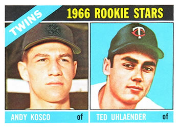 Twins 1966 Rookie Stars (Andy Kosco / Ted Uhlaender)