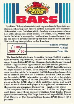 Stadium Club BARS Book Order Form