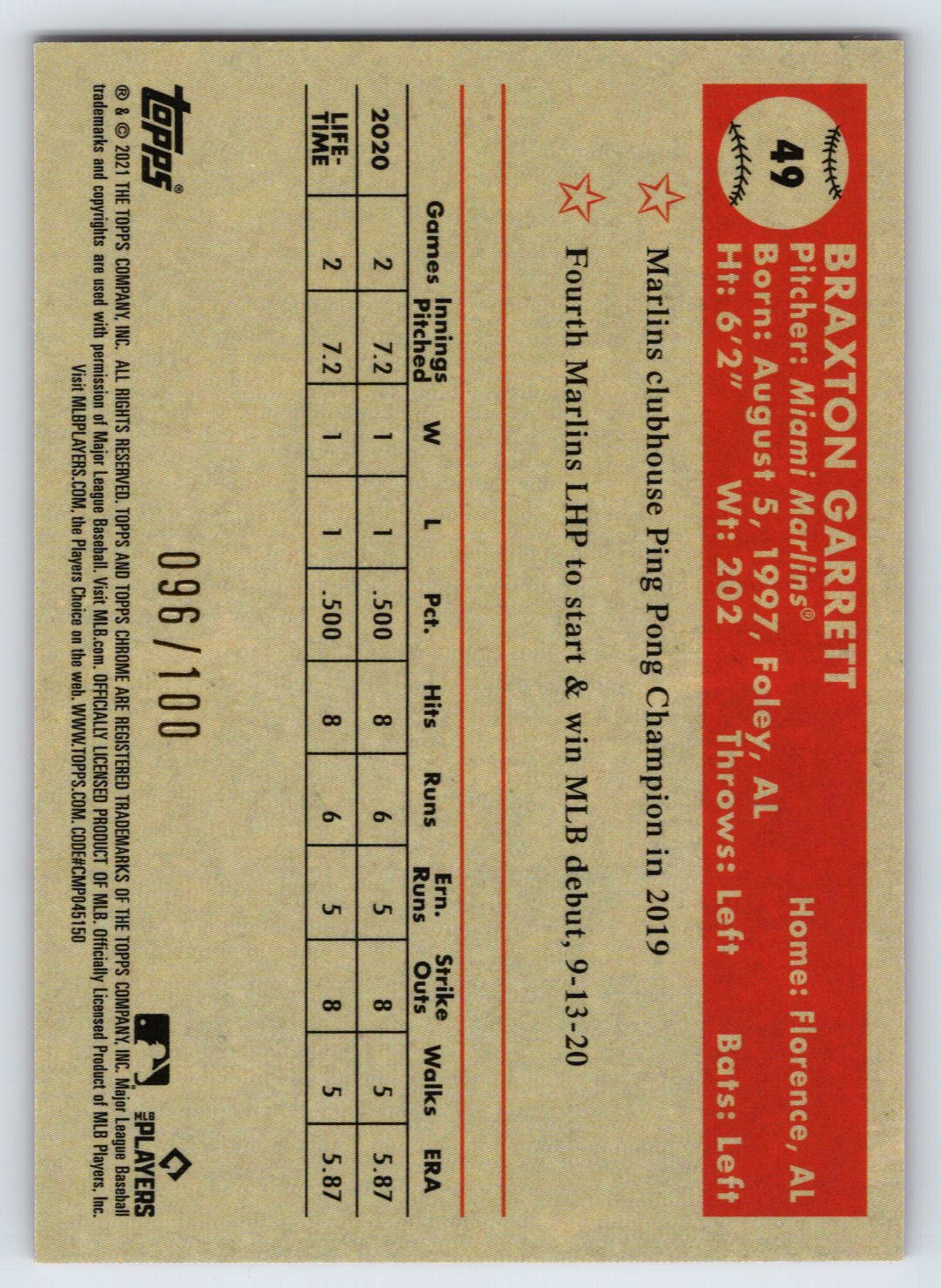 Card back