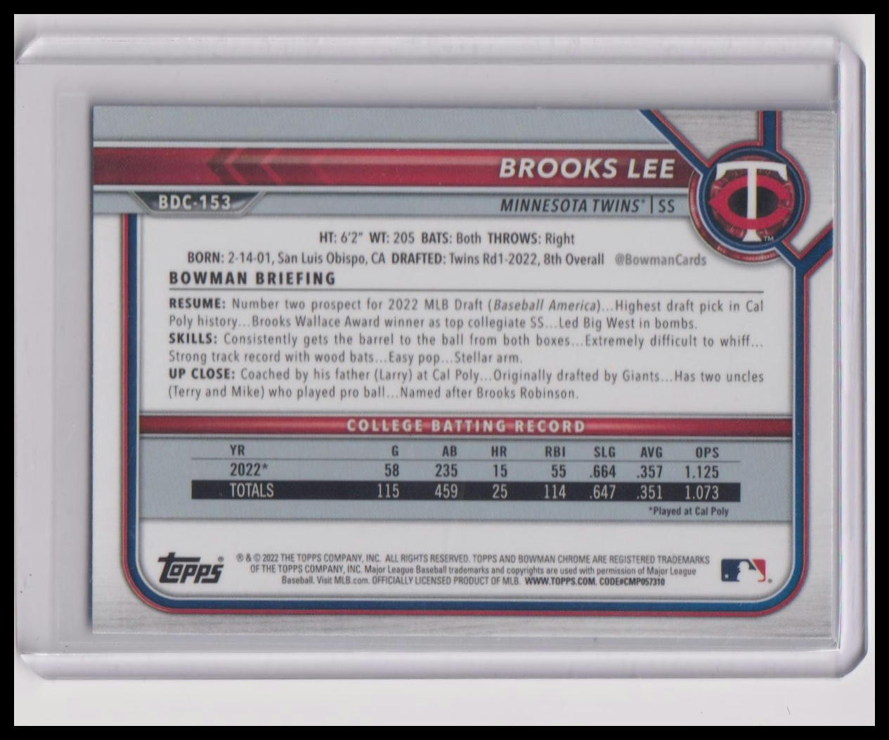Card back