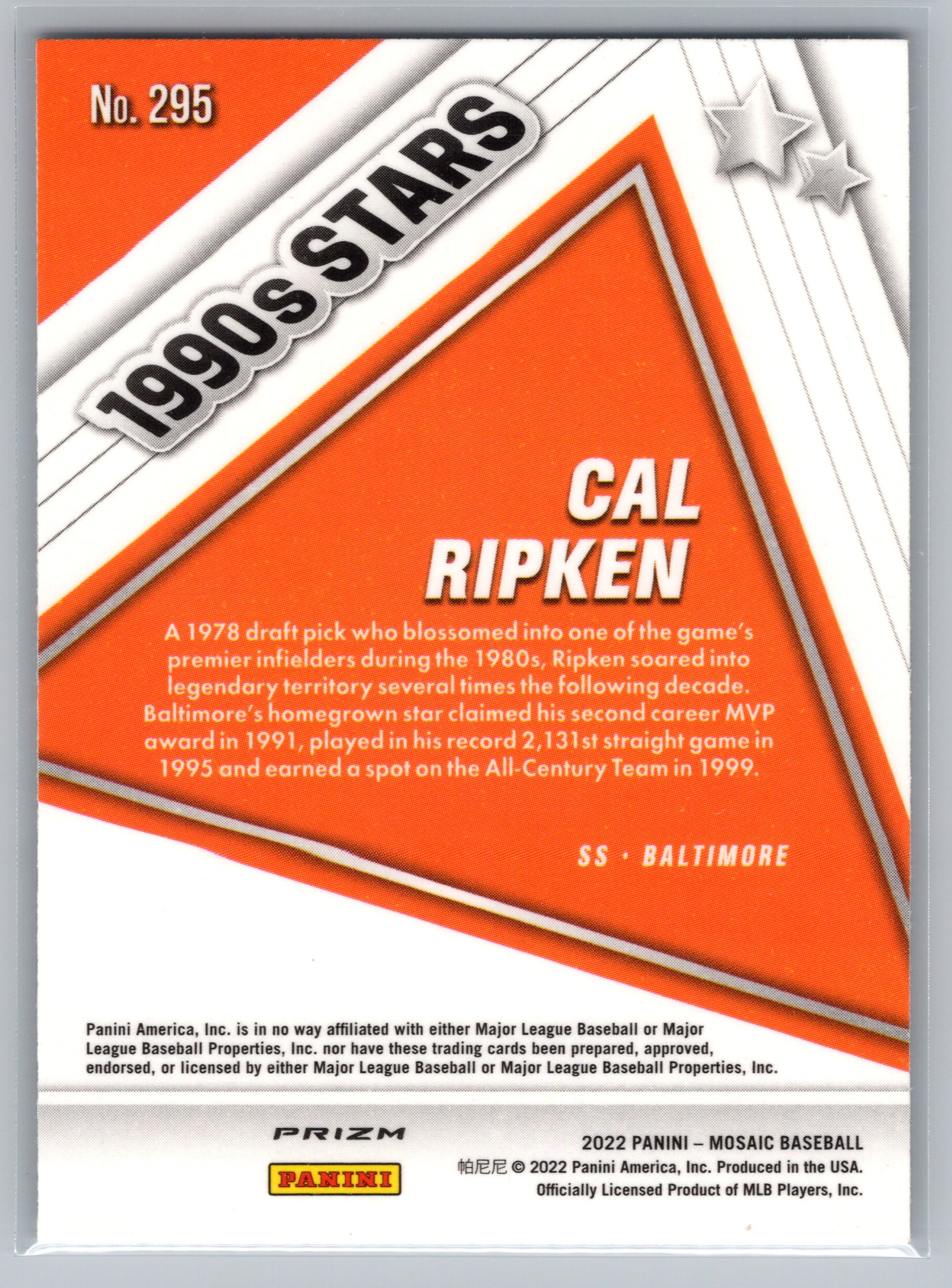 Card back