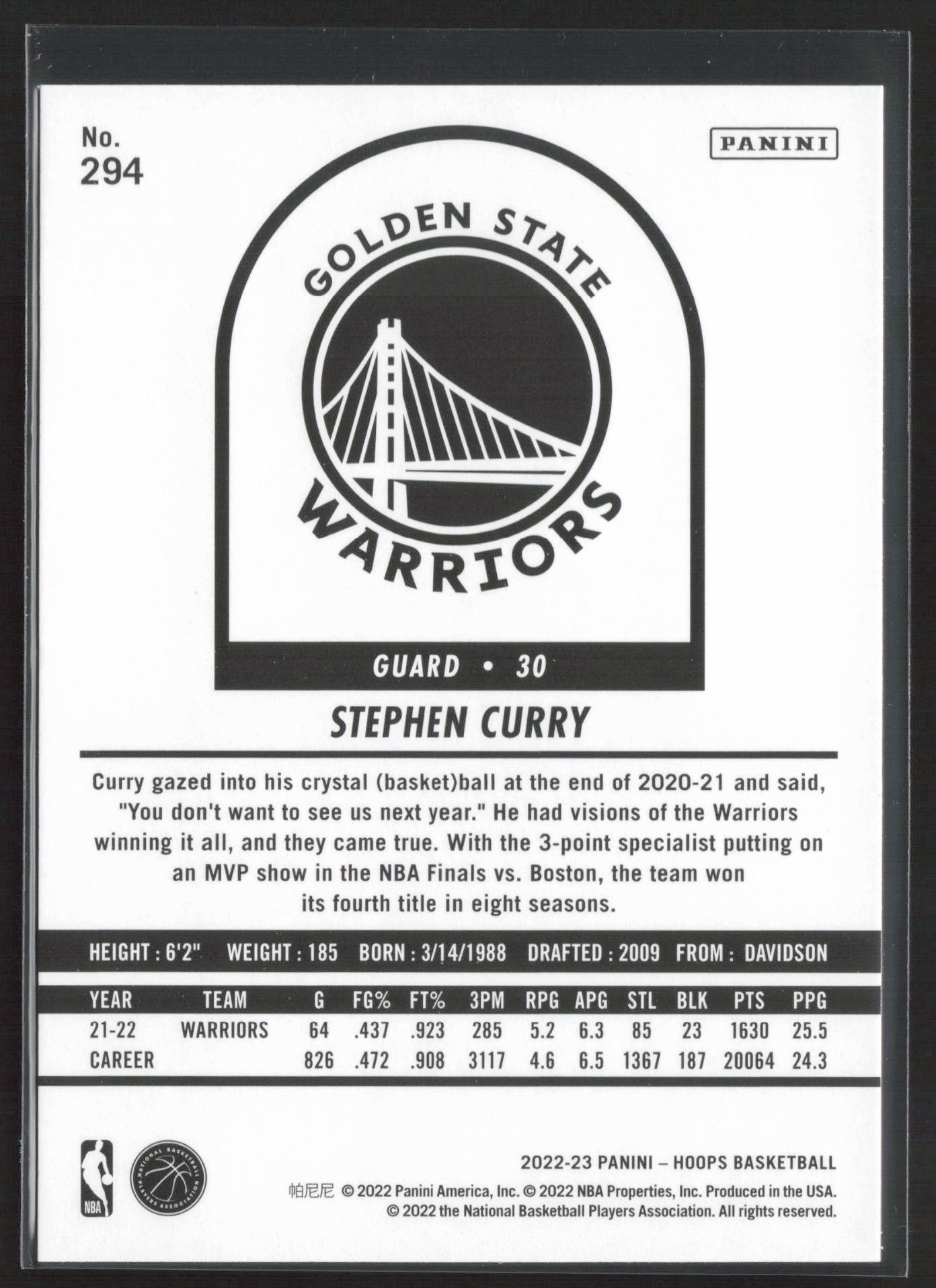 Card back