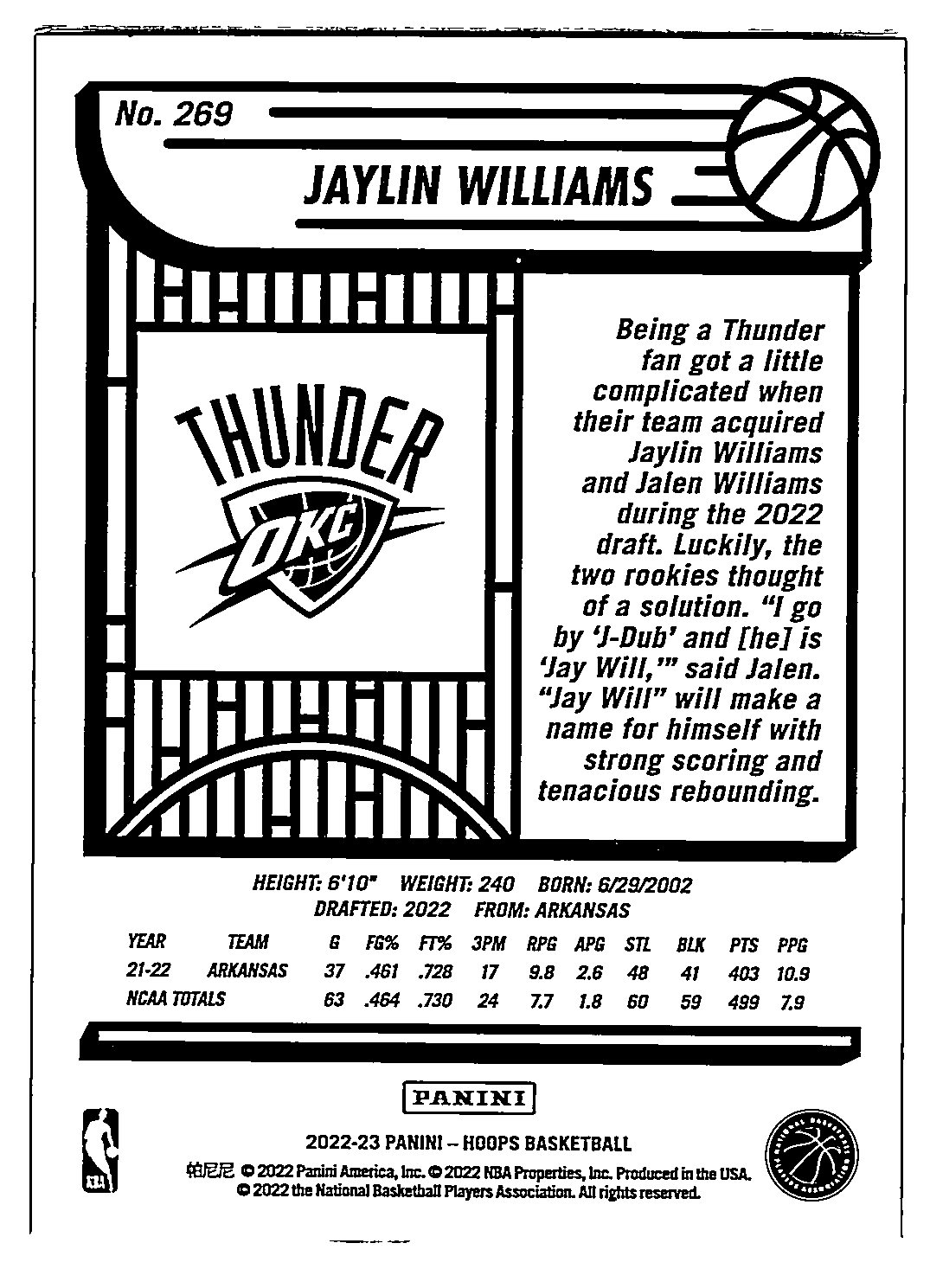 Card back