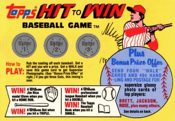 Hit to Win Baseball Game 