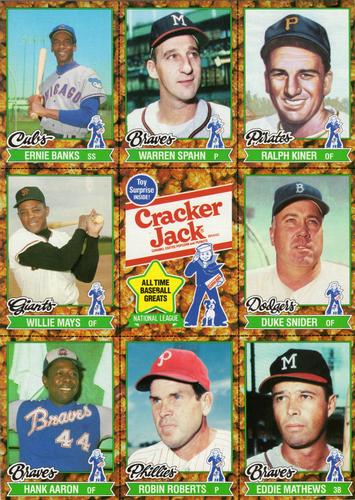 National League (Hank Aaron / Ernie Banks / Ralph Kiner / Eddie Mathews / Willie Mays / Robin Roberts / Duke Snider / Warren Spahn)