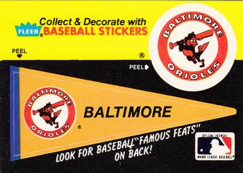 Baltimore Orioles Pennant