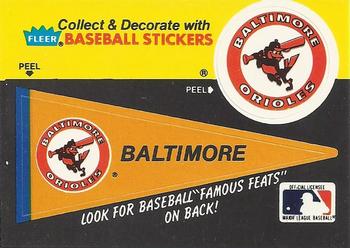 Baltimore Orioles Pennant