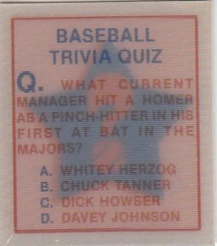 Baseball Trivia Quiz