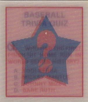 Baseball Trivia Quiz
