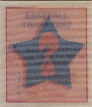 Baseball Trivia Quiz
