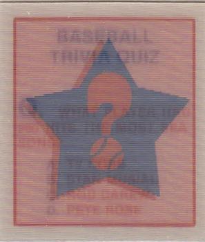 Baseball Trivia Quiz