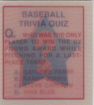 Baseball Trivia Quiz