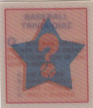 Baseball Trivia Quiz