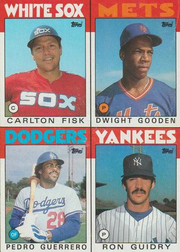 Carlton Fisk / Dwight Gooden / Pedro Guerrero / Ron Guidry