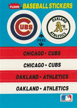 Chicago Cubs / Oakland Athletics