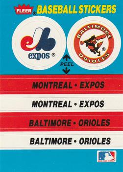Montreal Expos / Baltimore Orioles