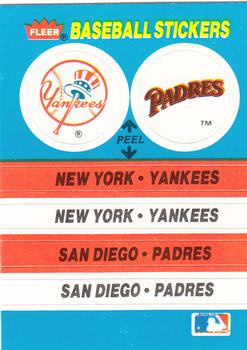 New York Yankees / San Diego Padres