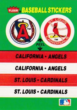 California Angels / St. Louis Cardinals