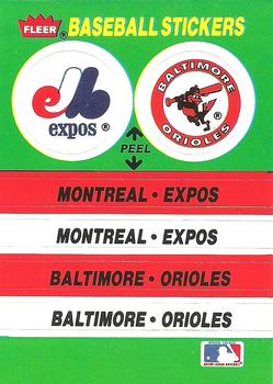 Montreal Expos / Baltimore Orioles
