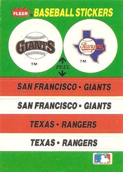 San Francisco Giants / Texas Rangers