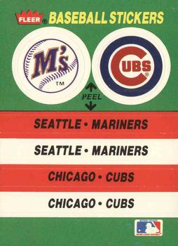 Seattle Mariners / Chicago Cubs