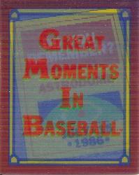 Fernando Valenzuela: 07/15/1986