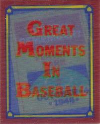 Lou Boudreau: 10/04/1948