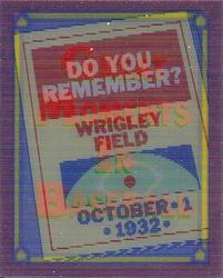 Babe Ruth: 10/01/1932