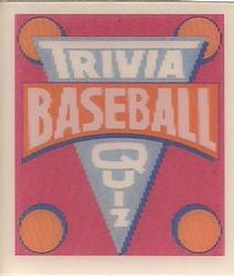 Trivia Baseball Quiz