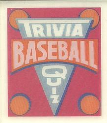 Trivia Baseball Quiz