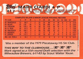 Card back