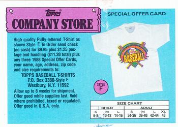 Style F Tee Shirt Offer