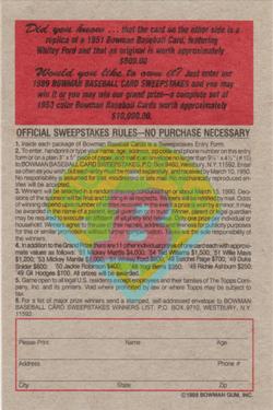 Card back