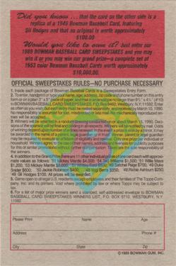 Card back