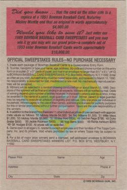 Card back