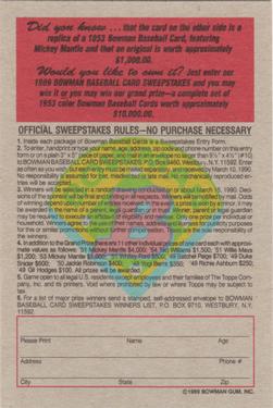 Card back